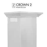 ZLINE Crown Molding Profile 2 for Wall Mount Range Hood (CM2-KECOM)