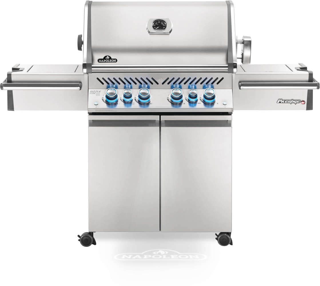 Prestige PRO 500 RSIB with Infrared Side and Rear Burners , Natural Gas, Stainless Steel