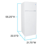 Avanti Apartment Refrigerator, 7.3 cu. ft - White / 7.3 cu. ft.