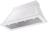 Nostalgie 48 Inch White Wall Mount Convertible Range Hood