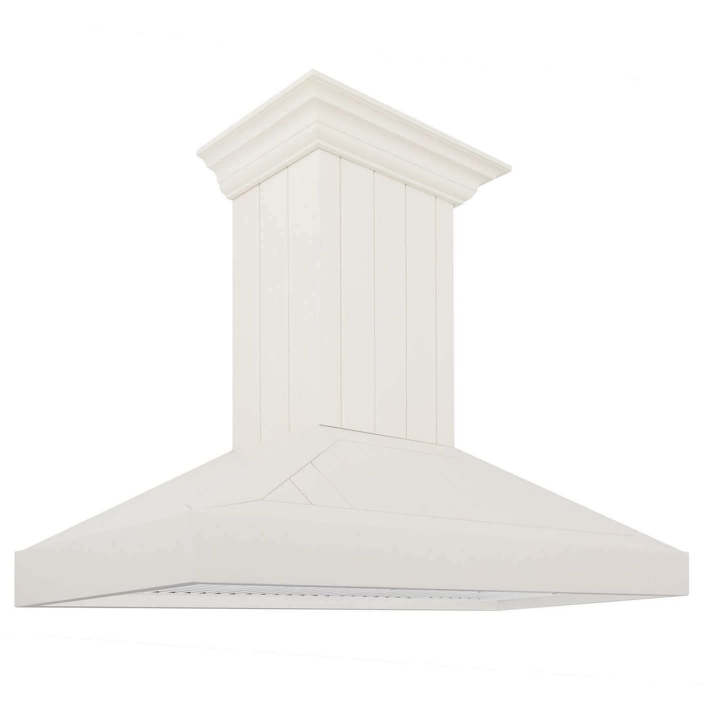 ZLINE Wooden Wall Mount Range Hood in Cottage White - Includes Motor (KPTT)