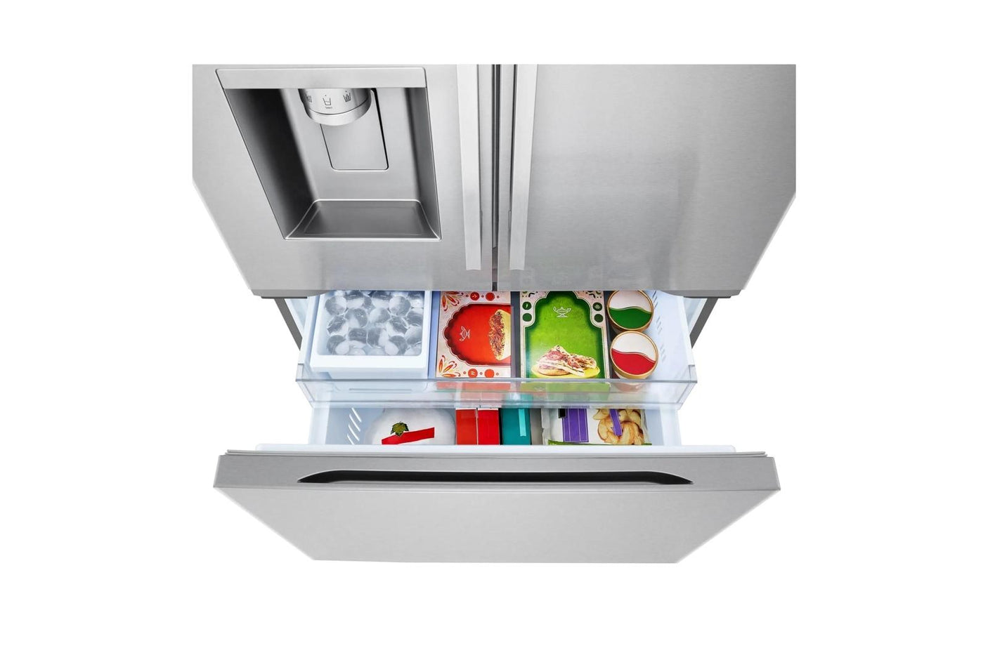 LG Counter-Depth MAX™ with Zero Clearance™ 3-Door French Door Refrigerator with Thin Door Design