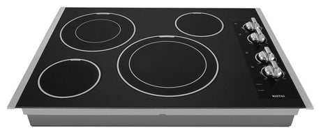 30-inch Wide Electric Cooktop with Two Dual-Choice Elements