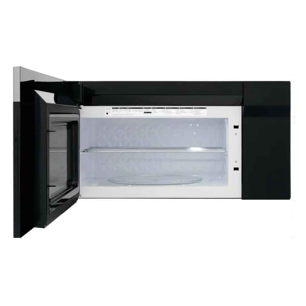 30" W OTR Microwave oven - 1000W 1.6 cu ft - Black w SS trim