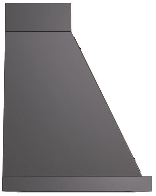 Nostalgie 48 Inch Matte Graphite Wall Mount Convertible Range Hood