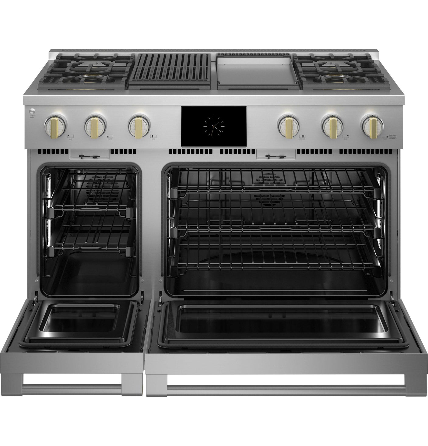 Monogram 48" Dual-Fuel Professional Range with 4 Burners, Grill, and Griddle