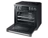 36" Pro Gas Range, Graphite Stainless Steel, Natural Gas