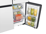 Bespoke 4-Door Flex™ Refrigerator (29 cu. ft.) with AI Family Hub™+ and AI Vision Inside™ in White Glass