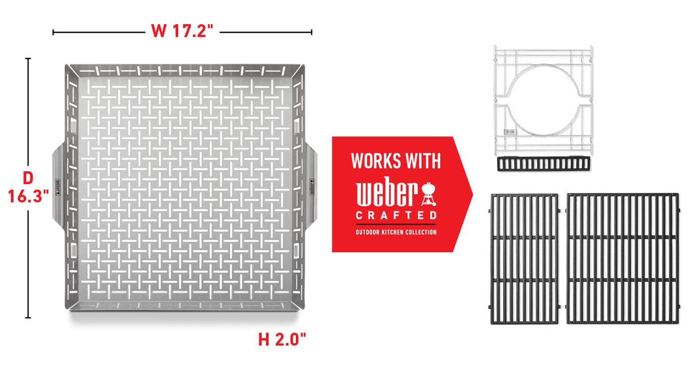 WEBER CRAFTED Grilling Basket