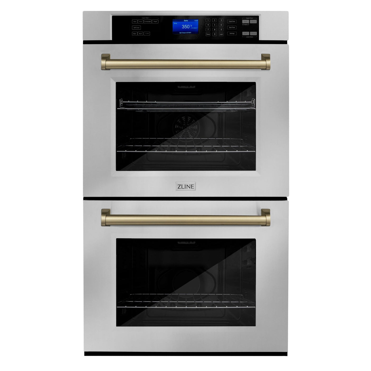 ZLINE 30" Autograph Edition Double Wall Oven with Self Clean and True Convection in Stainless Steel (AWDZ-30) [Color: Champagne Bronze]