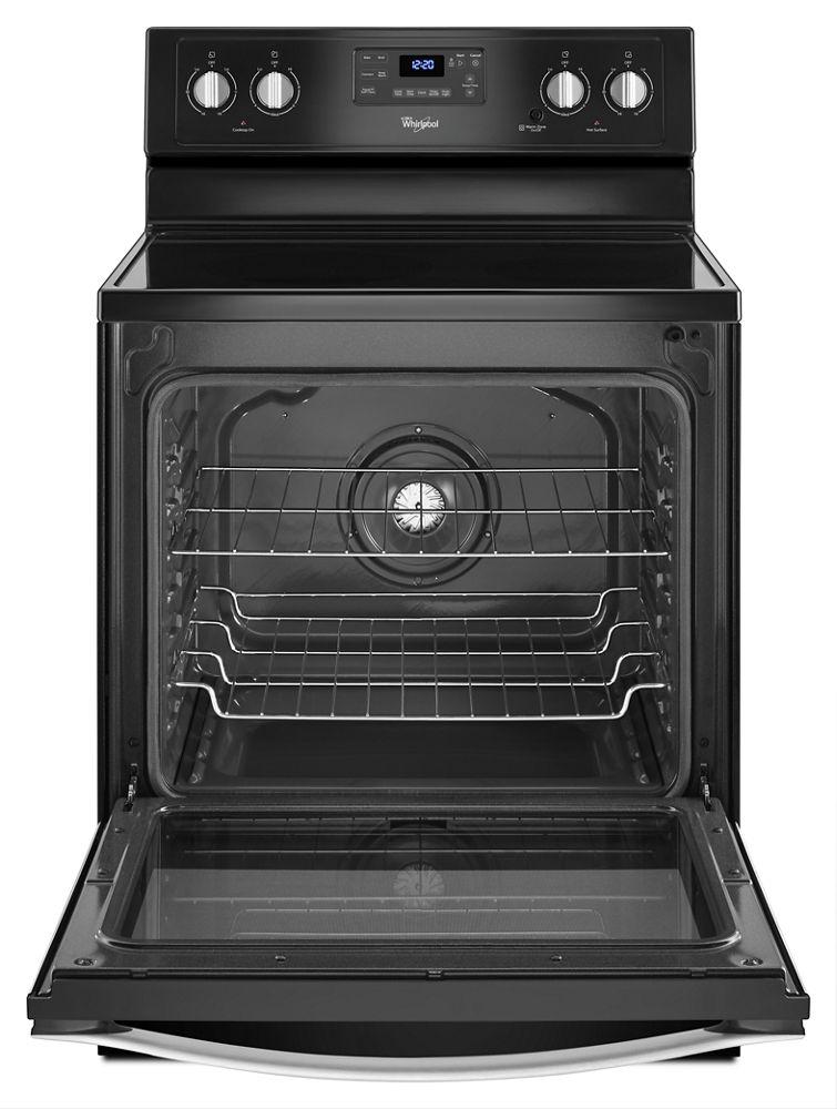 6.4 Cu. Ft. Freestanding Electric Range with AquaLift® Self-Cleaning Technology