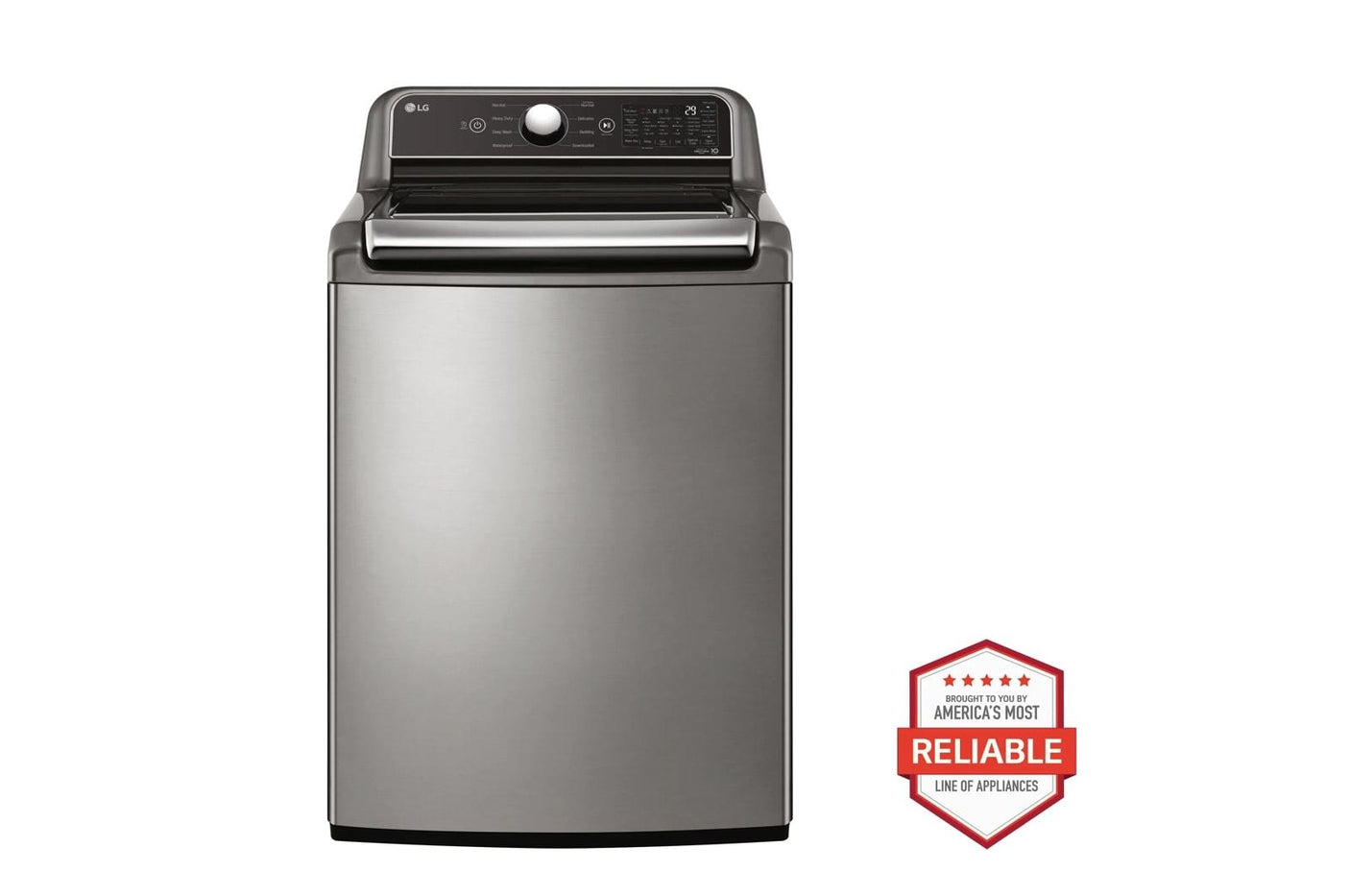 5.5 cu. ft. Mega Capacity Top Load Washer with Impeller - Graphite Steel