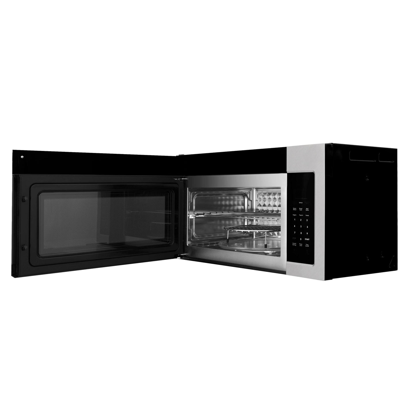 ZLINE 30 in. Over the Range Convection Microwave Oven with Traditional Handle and Color Options (MWO-OTR-H) [Color: DuraSnow Stainless Steel]