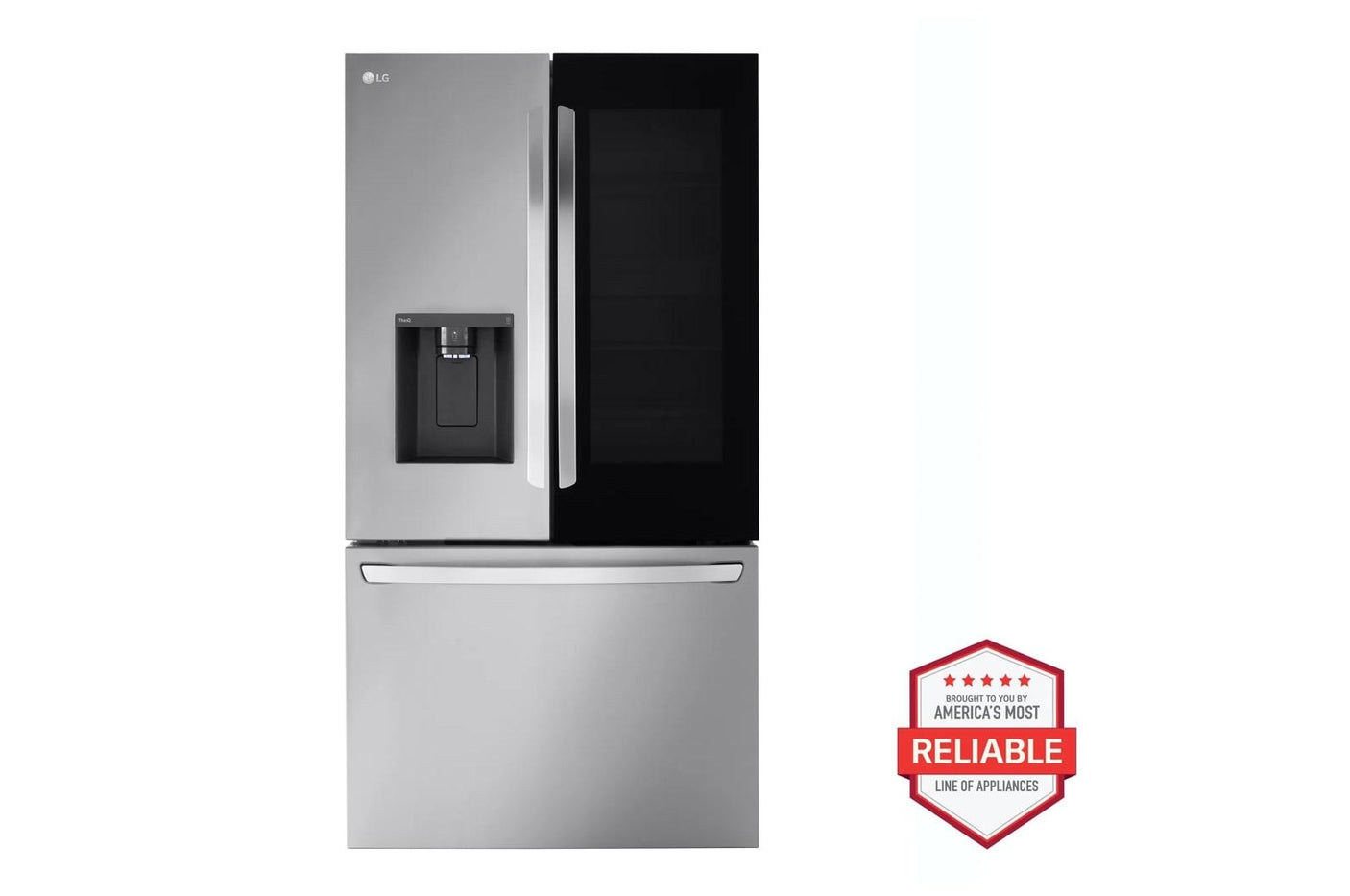 26 cu. ft. Smart InstaView® Counter-Depth MAX™ French Door Refrigerator