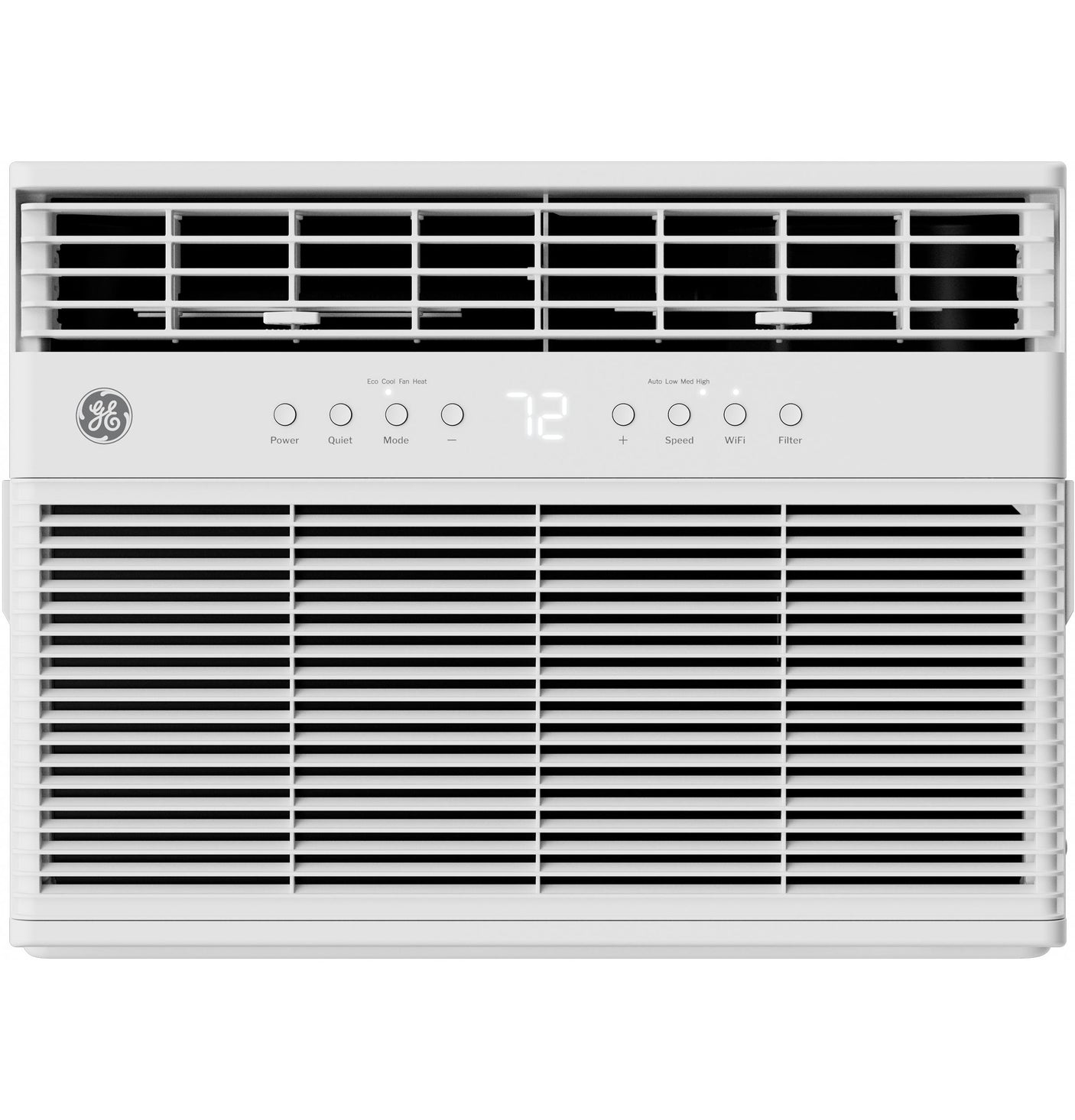 GE® 8,000 BTU Smart Heat/Cool with Heat Pump Electronic Window Air Conditioner for Medium Rooms up to 350 sq. ft.