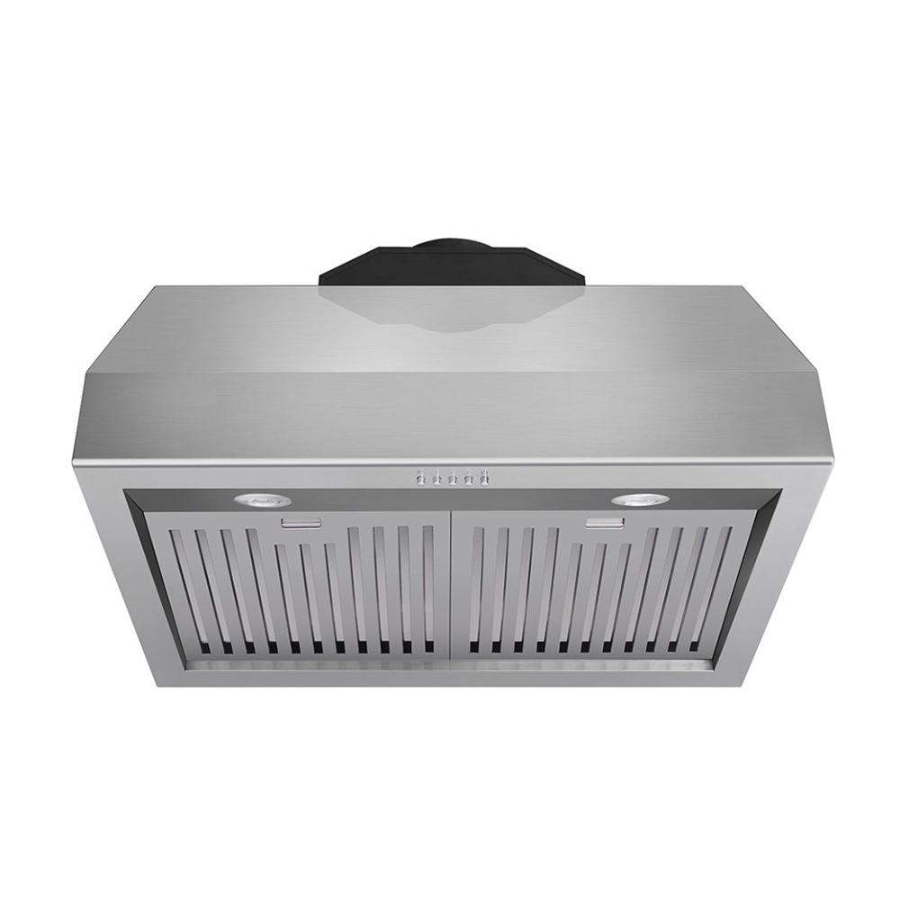 30 Inch Professional Range Hood, 16.5 Inches Tall In Stainless Steel (discontinued)