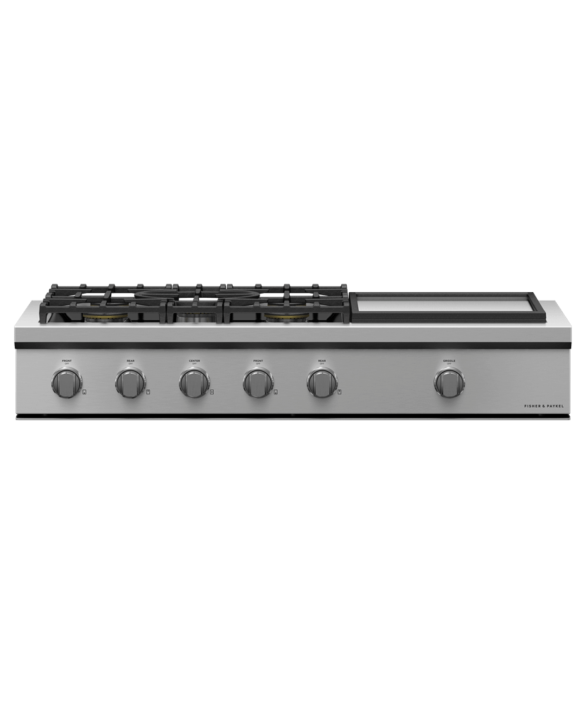 48" Series 9 5 Burner with Griddle Gas Rangetop