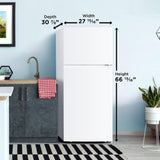 Danby 18 cu. ft. Top Mount Refrigerator in White