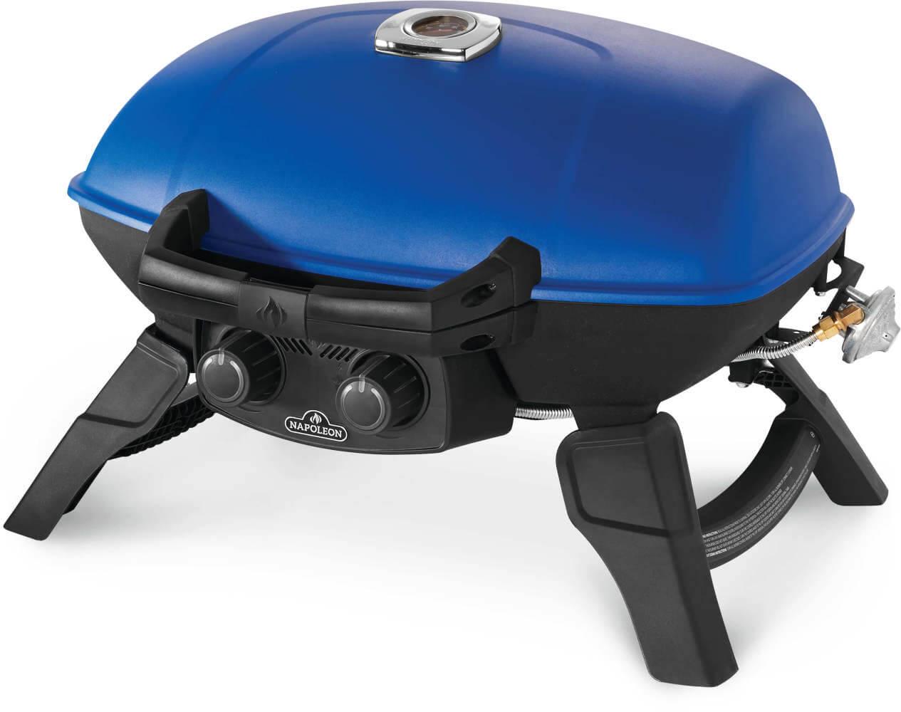 TravelQ 285 Portable Gas Grill , Propane, Blue