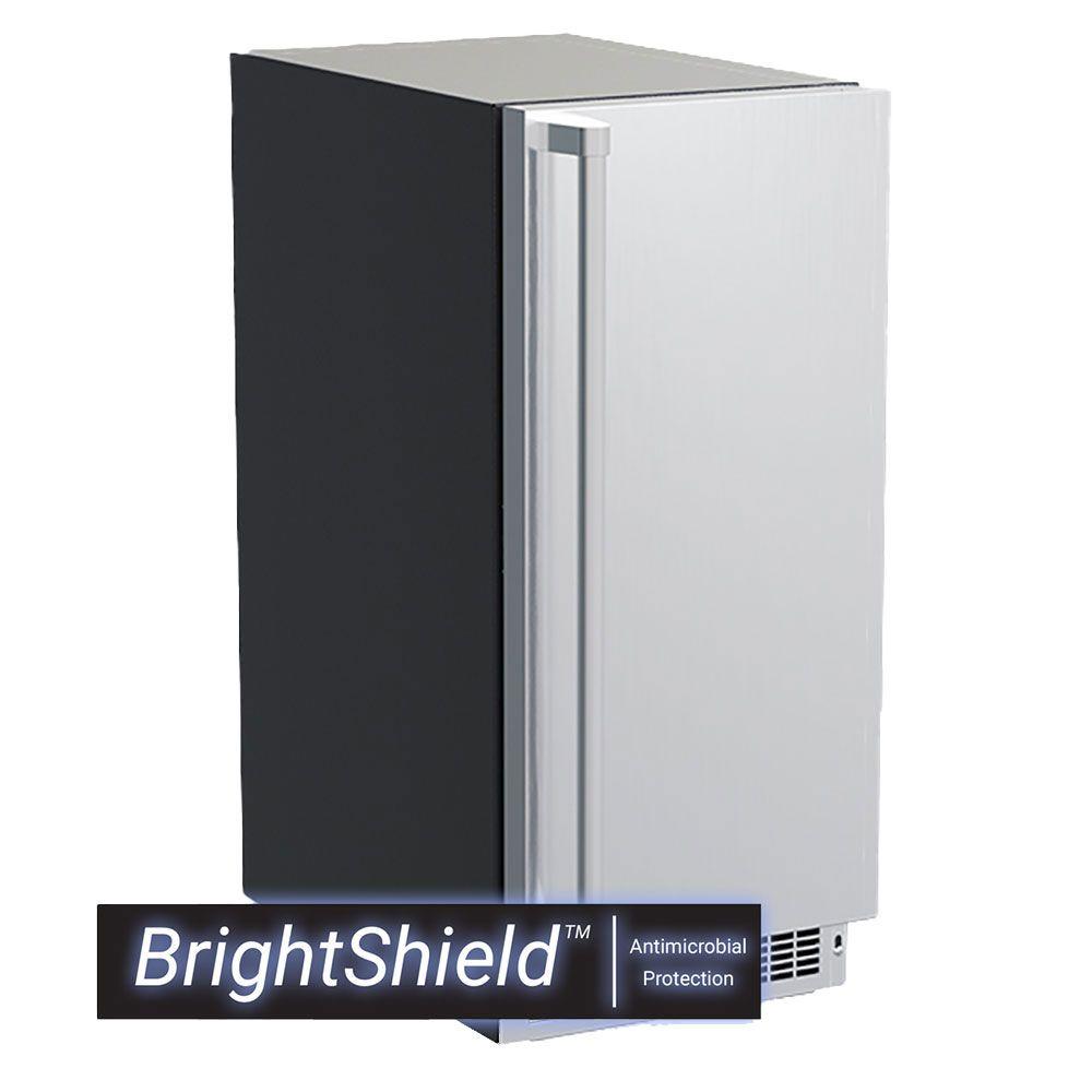 15-In Marvel Professional Clear Ice Machine With Brightshield with Brightshield\u2122 - Yes, Door Style - Stainless Steel