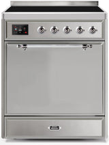 Majestic II 30 Inch Electric Freestanding Range in Stainless Steel with Chrome Trim