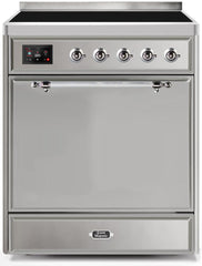 Majestic II 30 Inch Electric Freestanding Range in Stainless Steel with Chrome Trim