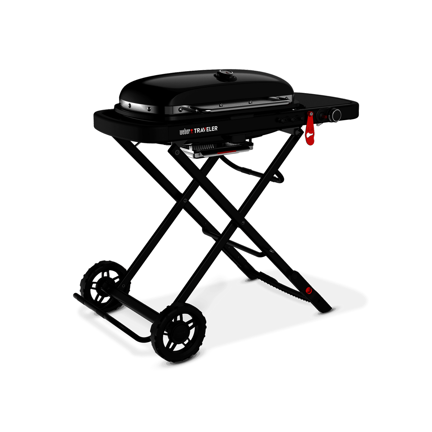 Weber Traveler® Portable Gas Grill Stealth Edition - Black