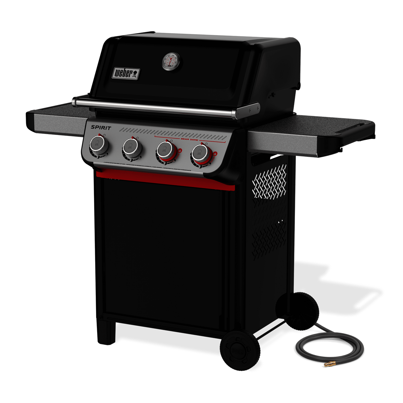 Spirit® E-425 Gas Grill (Natural Gas) - Black