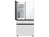 Bespoke 4-Door French Door Refrigerator (29 cu. ft.) with Beverage Center™ in White Glass