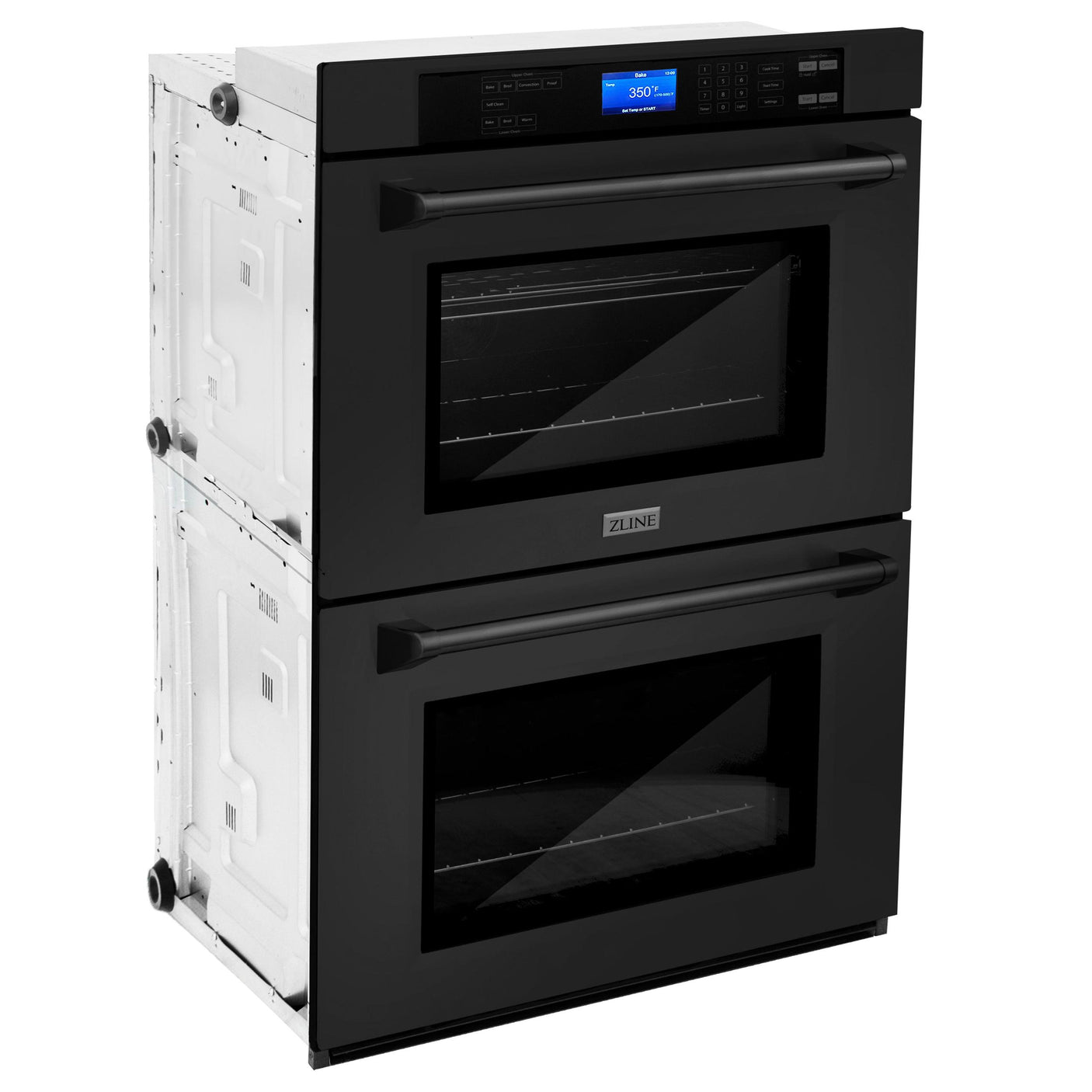 ZLINE 30 in. Professional Double Wall Oven with Self Clean (AWD-30) [Color: Black Stainless Steel]