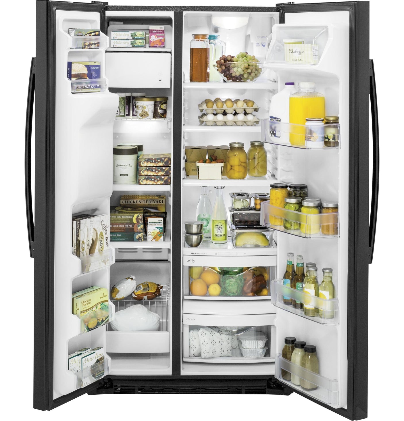 GE® 21.9 Cu. Ft. Counter-Depth Side-By-Side Refrigerator