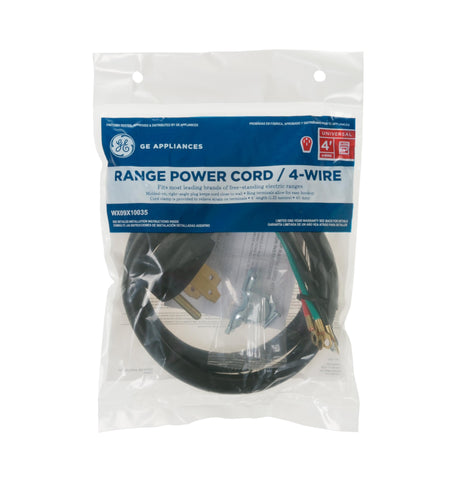 4' 40amp 4 Wire Range Cord