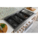 Café™ 48" Smart Dual-Fuel Commercial-Style Range with 6 Burners and Griddle (Natural Gas)