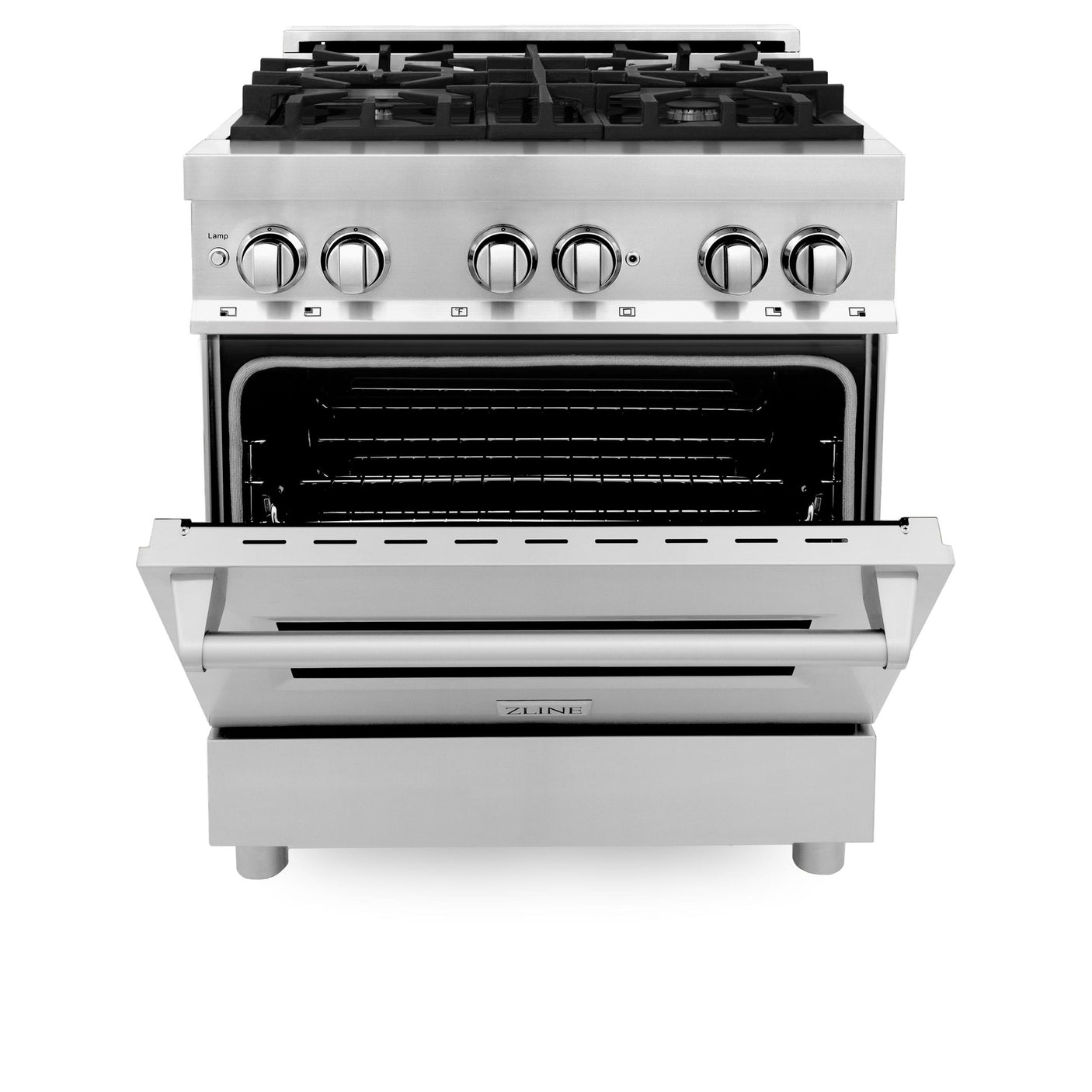 ZLINE 30 in. Dual Fuel Range with Gas Stove and Electric Oven in Stainless Steel (RA30) [Color: Stainless Steel]