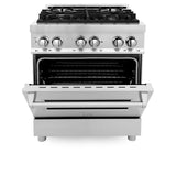 ZLINE 30 in. Dual Fuel Range with Gas Stove and Electric Oven in Stainless Steel (RA30) [Color: Stainless Steel]