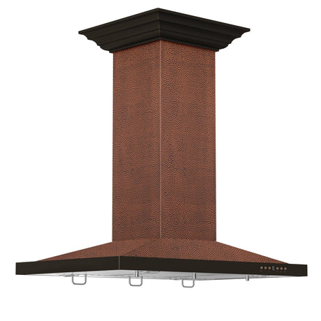 ZLINE Designer Series Hand Hammered Copper Island Mount Range Hood (8GL2Hi)