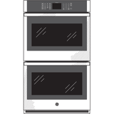 GE® 30" Smart Built-In Self-Clean Double Wall Oven with Never-Scrub Racks