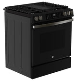 GE® 30" Slide-In Front-Control Convection Gas Range with No Preheat Air Fry and EasyWash™ Oven Tray