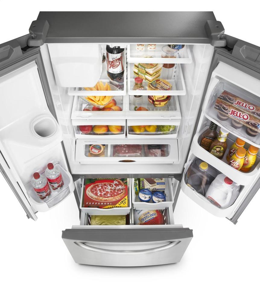 French Door Refrigerator with Beverage Chiller Compartment