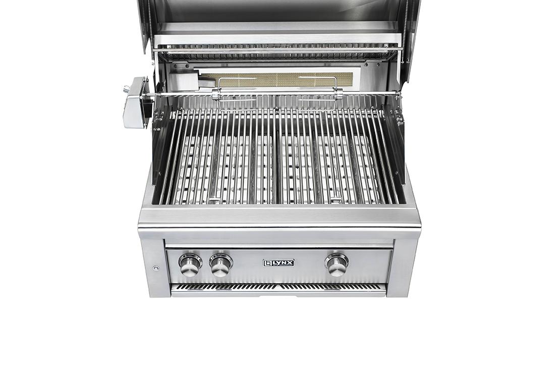 30" Built-In Grill w/ Rotisserie - Surf