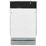 ZLINE Autograph Edition 18? Tallac Series 3rd Rack Top Control Dishwasher in Custom Panel Ready with Matte Black Handle, 51dBa (DWVZ-18-MB)