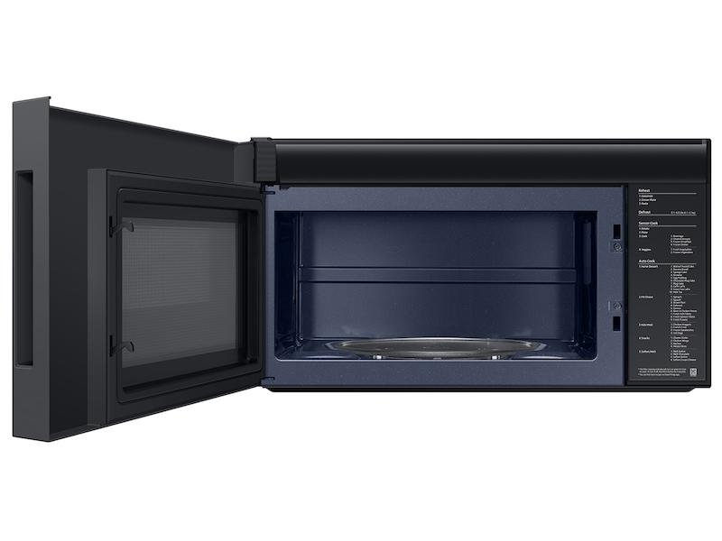 Bespoke 2.1 cu. ft. Over-the-Range Microwave with Edge to Edge Glass Display in White Glass