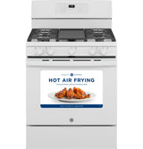 GE® 30" Free-Standing Gas Convection Range with No Preheat Air Fry