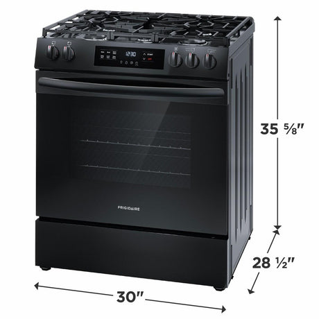 Frigidaire 30" Front Control Gas Range with Quick Boil