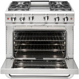 36" Gas Convection Range with 6 Sealed Burners 19K BTU