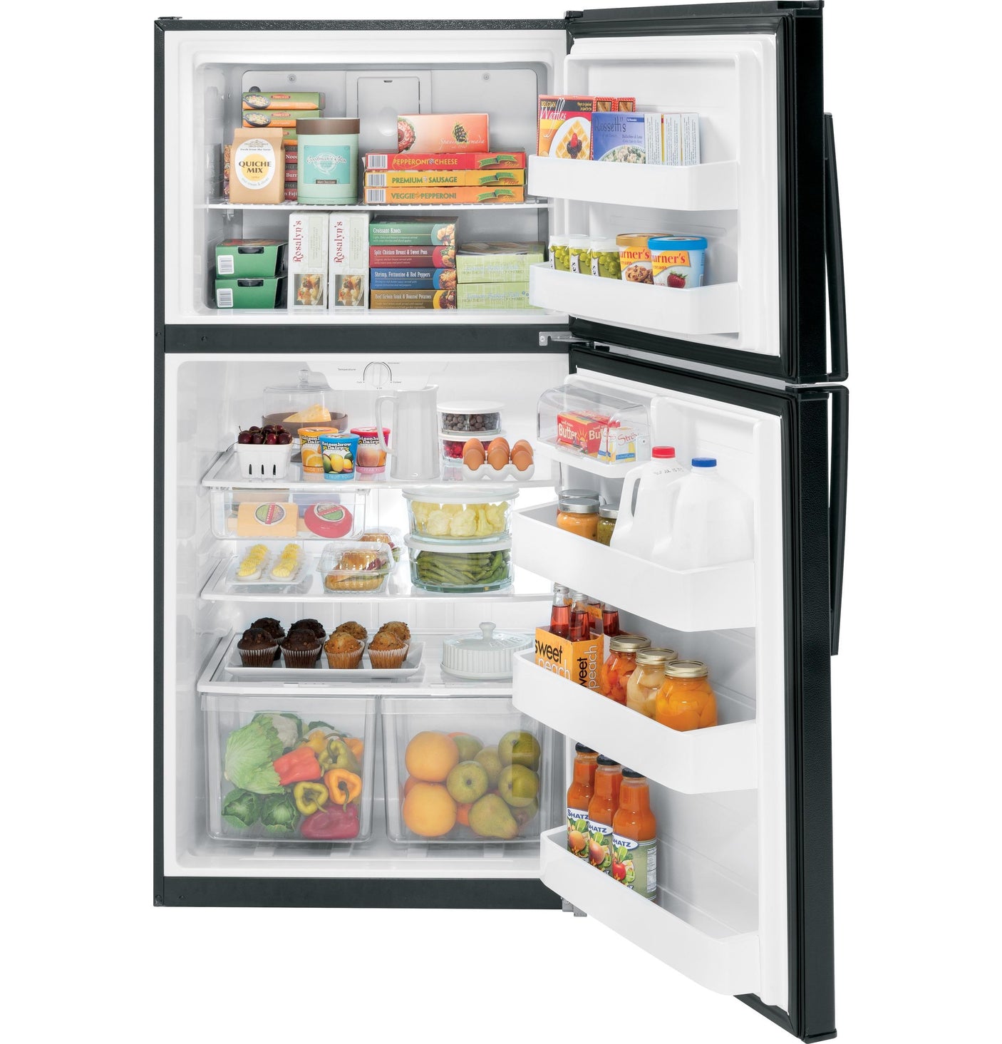 GE® ENERGY STAR® 21.1 Cu. Ft. Top-Freezer Refrigerator