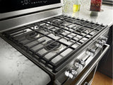 30-Inch 5 Burner Gas Convection Range with Warming Drawer - Stainless Steel