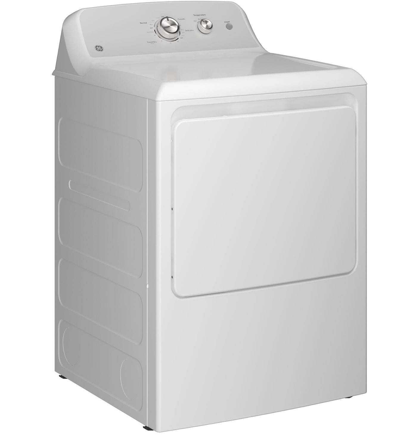 GE® 7.2 cu. ft. Capacity Electric Dryer with Up To 120 ft. Venting&#x200B; and Reversible Door&#x200B;