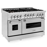 ZLINE 48" 6.0 cu. ft. Range with Gas Stove and Gas Oven in Stainless Steel (RG48) [Color: Stainless Steel]