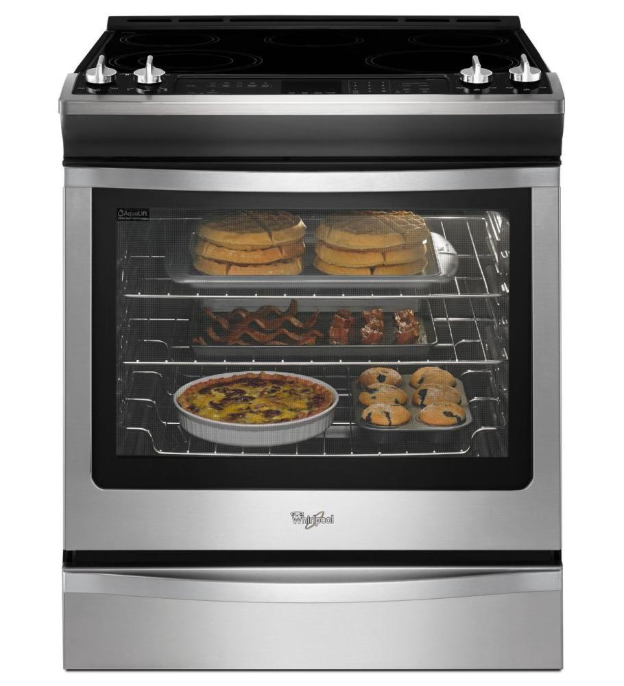 6.2 cu. ft. Front-Control Electric Range with True Convection